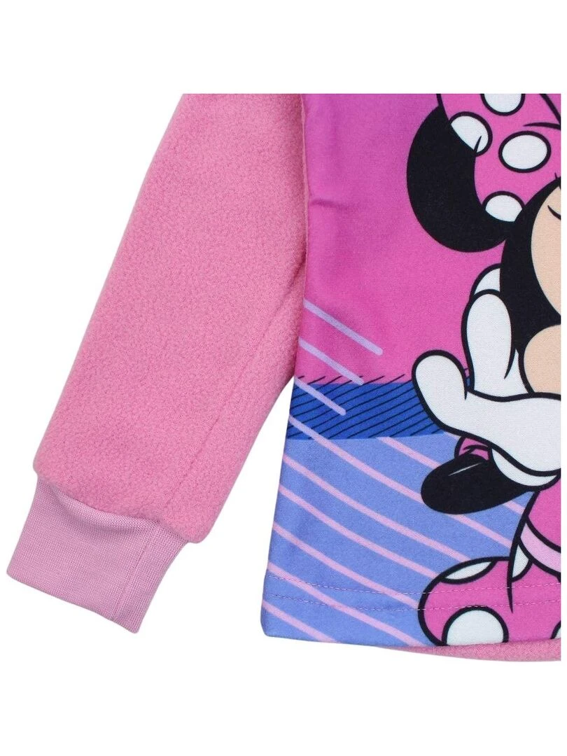 Disney   Pyjama fille imprimé Minnie en coton   Rose