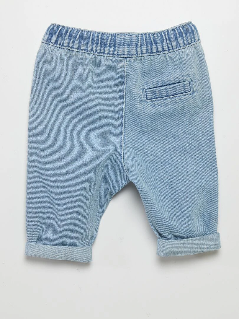 Pantalon jogging en twill   Bleu clair