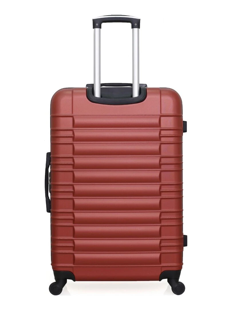 LPB LUGGAGE   VALISE GRAND FORMAT ABS GIULIA 4 ROUES 75 CM   Rouge