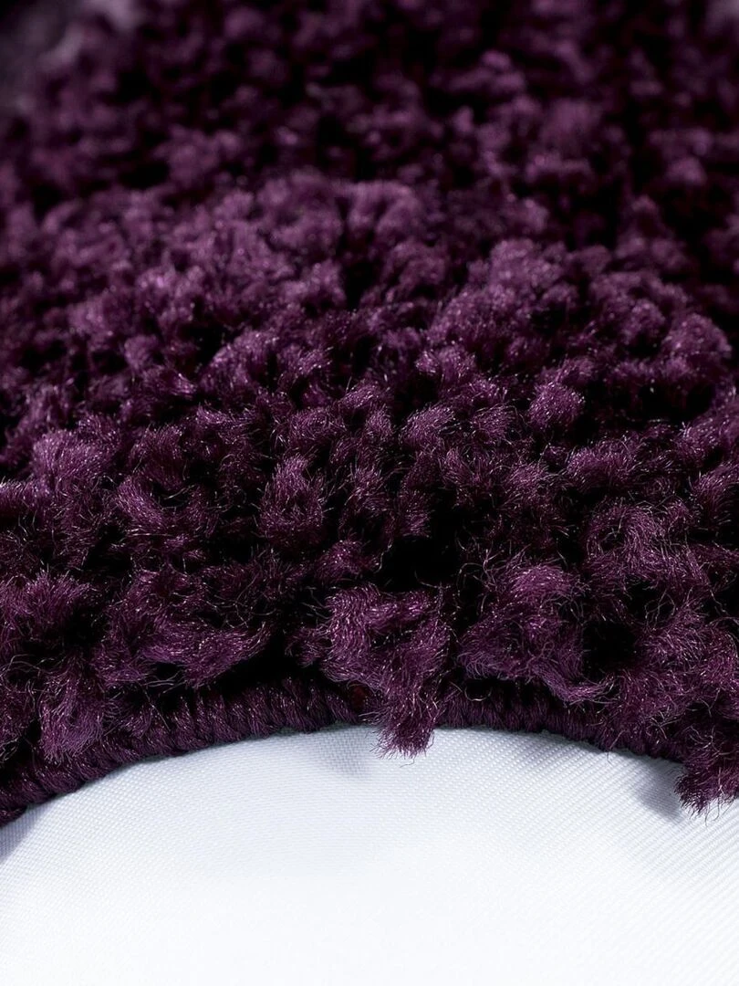 Tapis shaggy BORDURE OEKO TEX®   Violet