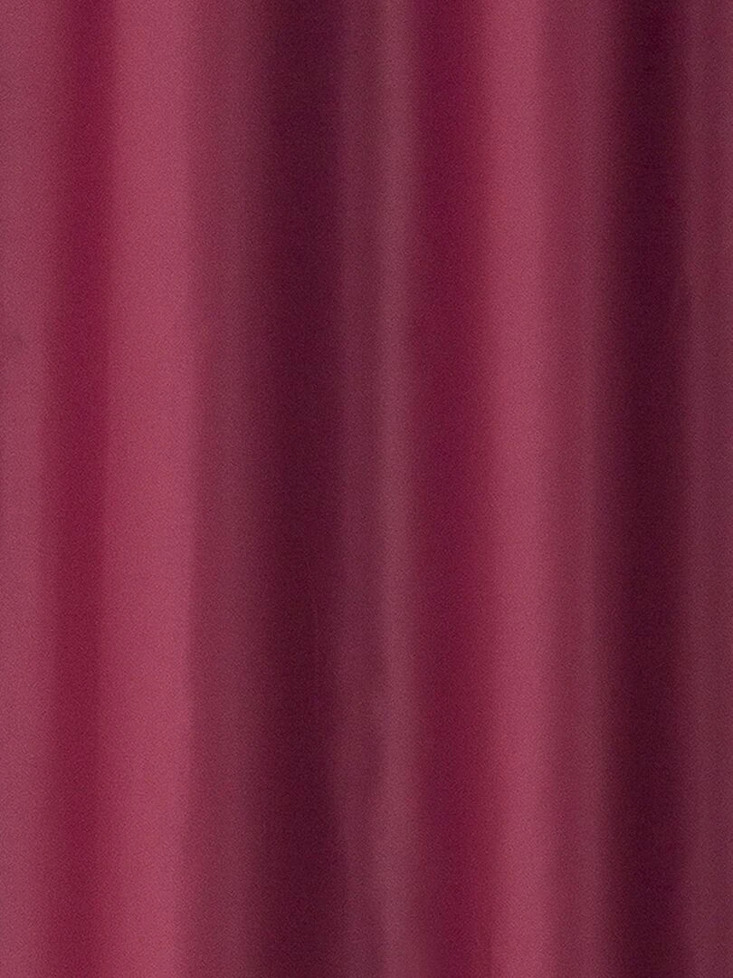 Rideau occultant uni coloré   Bordeaux