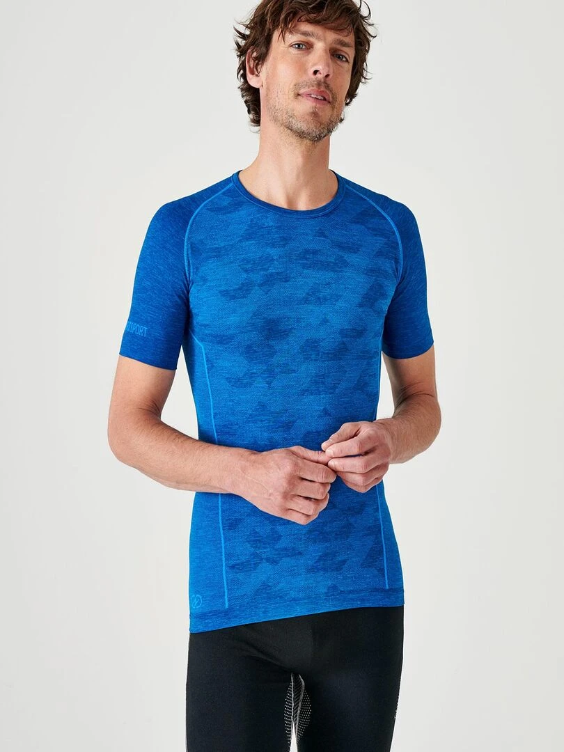 T shirt Dynamic Climatyl homme DamartSport Bleu