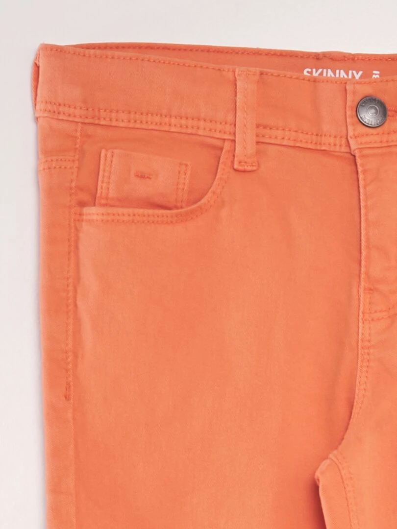 Jean skinny 5 poches   Corail