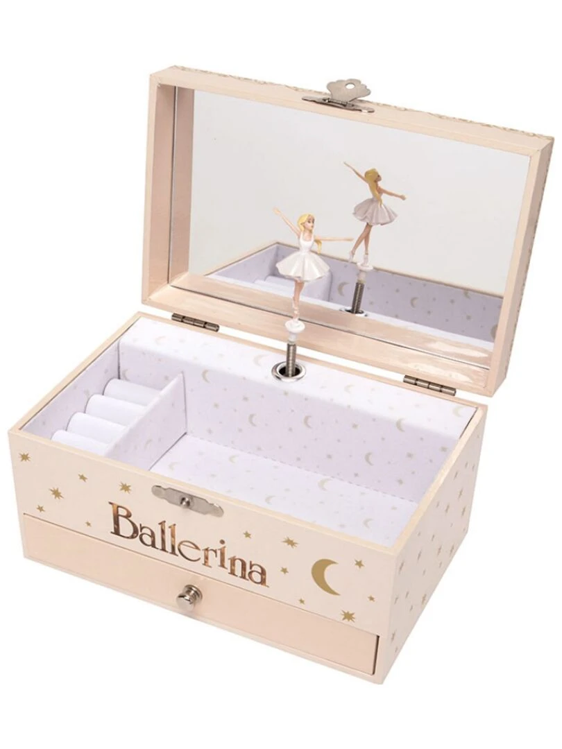 Boîte à bijoux musicale phosphorescente Ballerina N/A