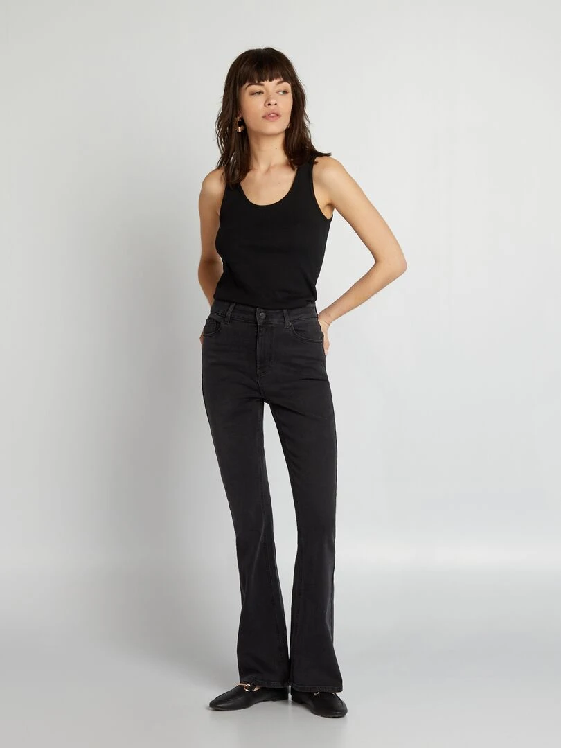 Jean flare/bootcut L30 Noir