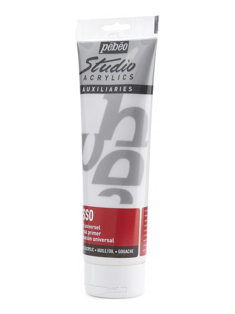 Gesso blanc de couverture pour supports à peinture 250 ml N/A