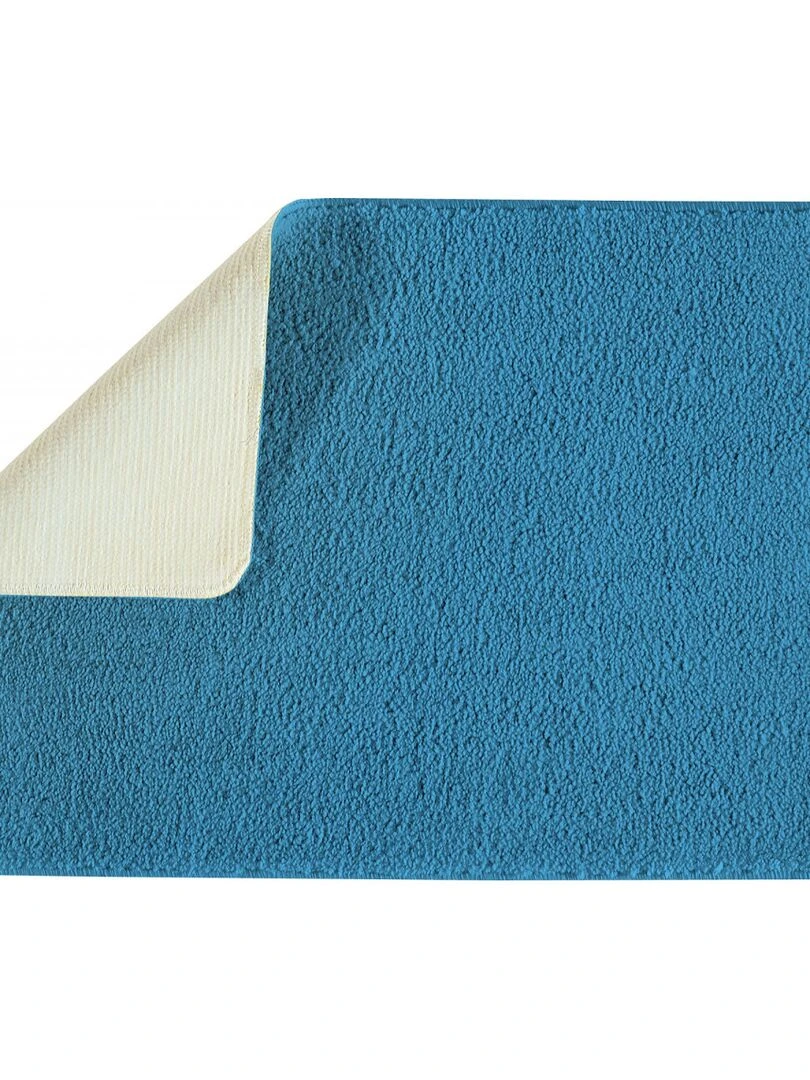 Guy Levasseur Lot de 2 tapis de bain polyester 50x80cm + 50x40cm pacifique Noir Bleu ciel Noir
