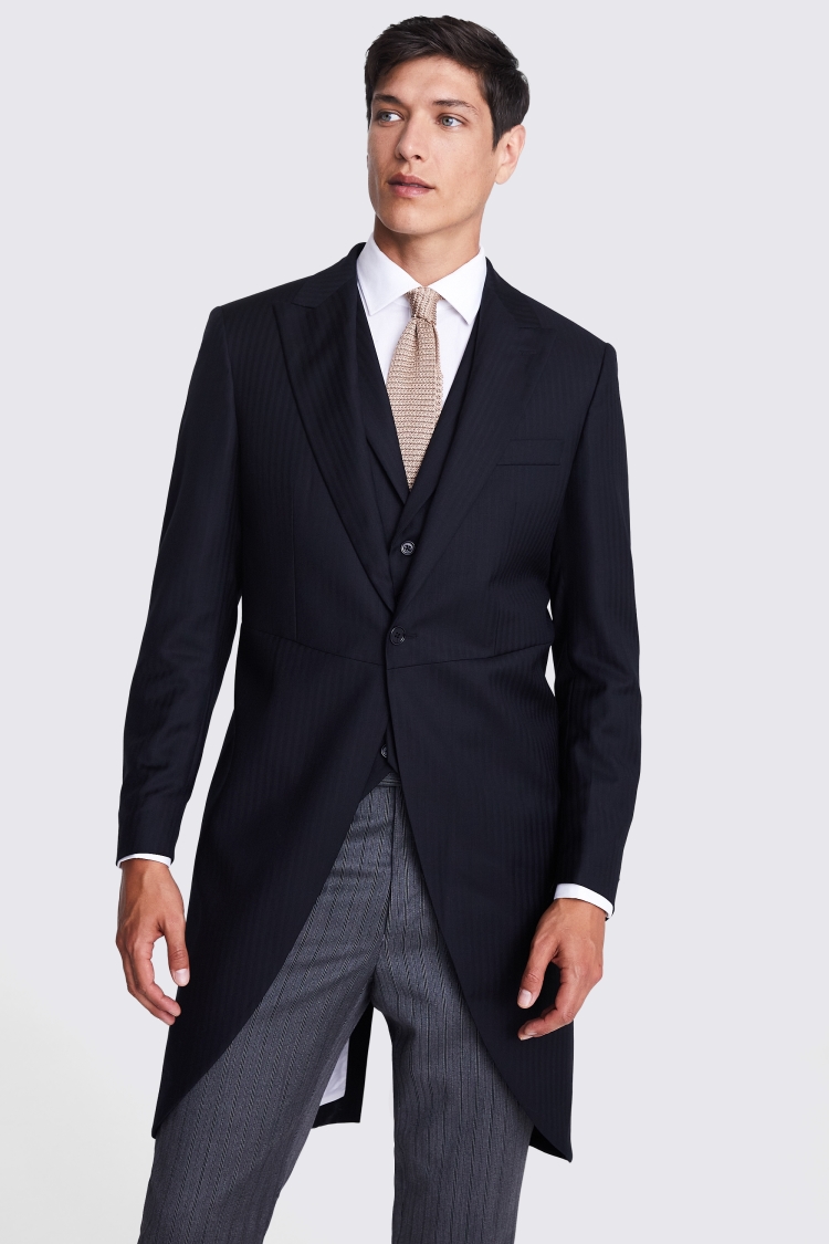 Italian Tailored Fit Grey Sharkskin Jacket   Buy Online at Moss