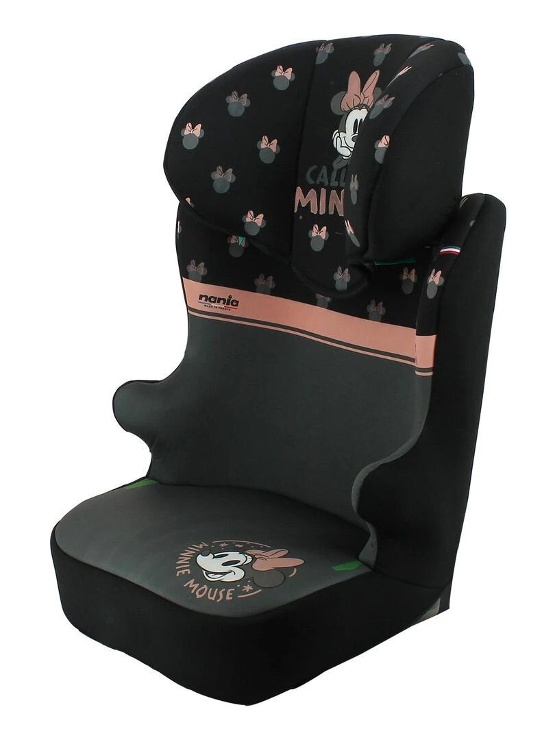Nania – Siège auto ceinturé START I 106 140 cm R129 i Size – Fabrication Française Minnie Rose clair