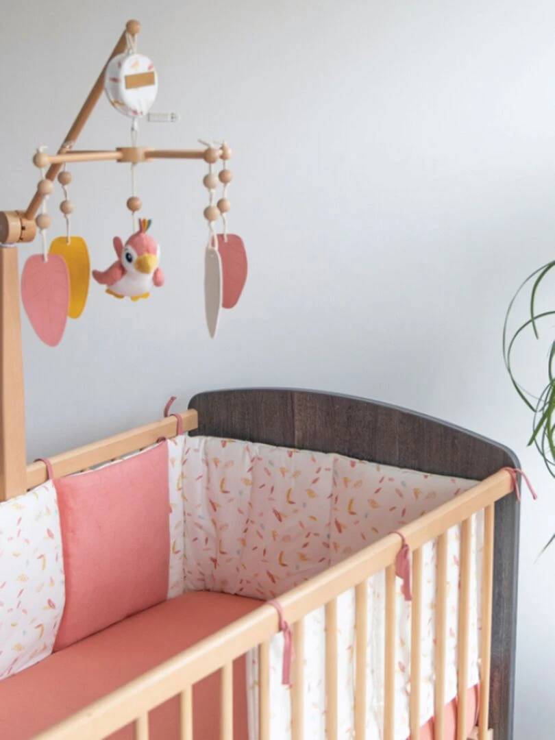 Mobile musical perroquet Happy   Rose