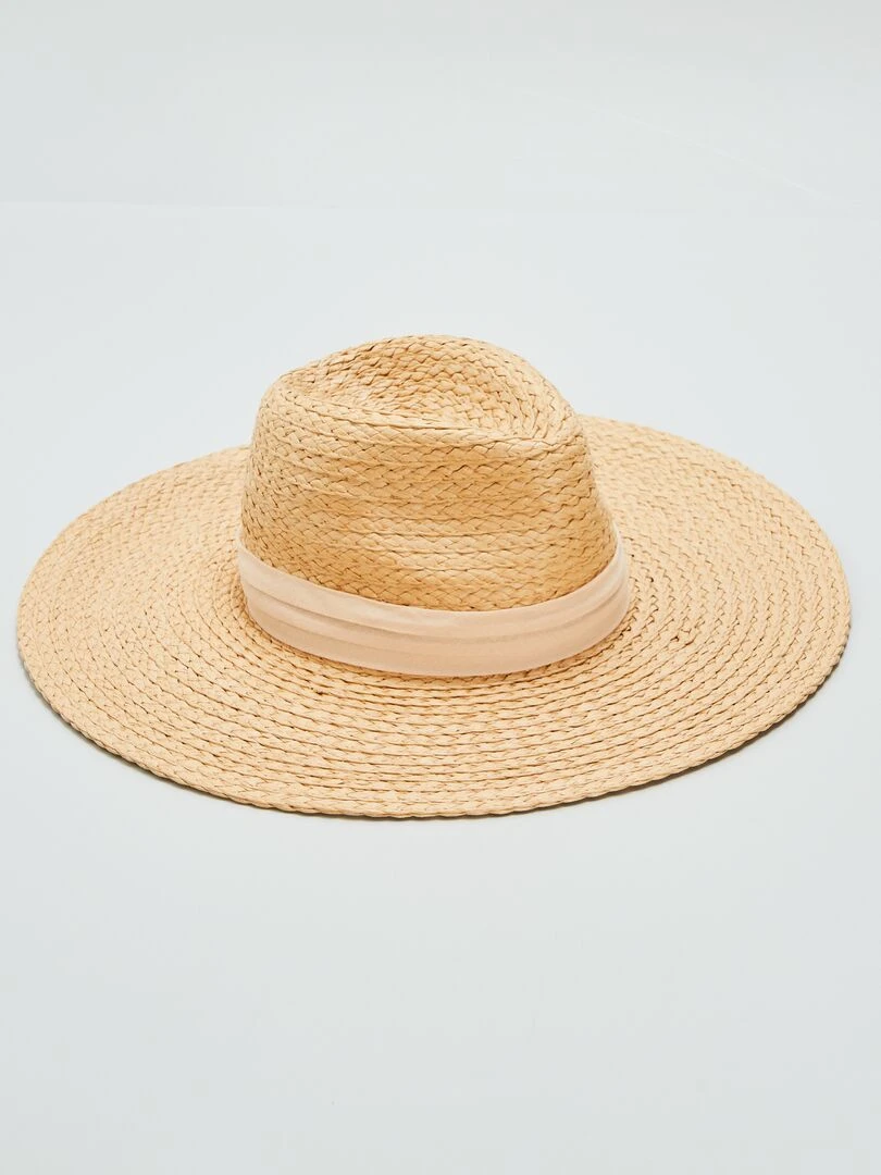 Chapeau de paille Beige