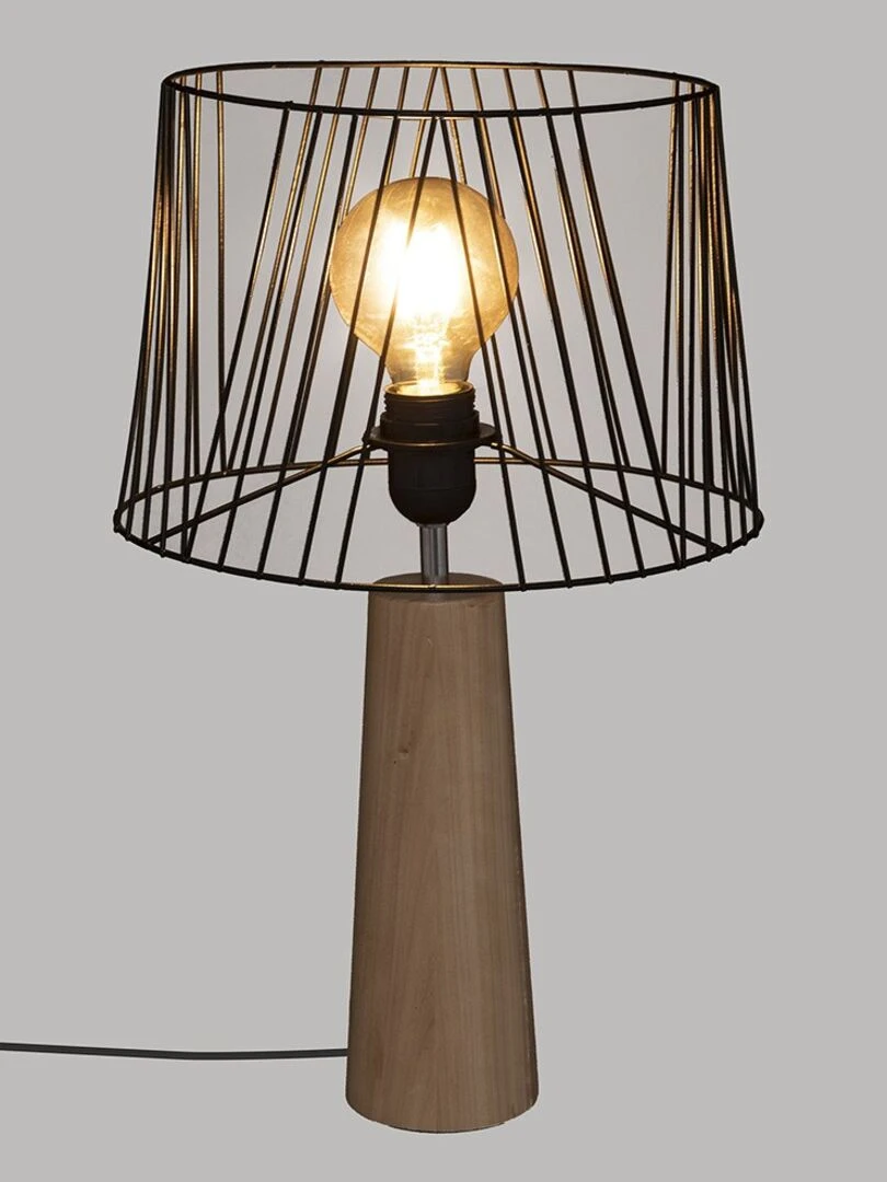 Lampe droite Joe noir H46   Noir