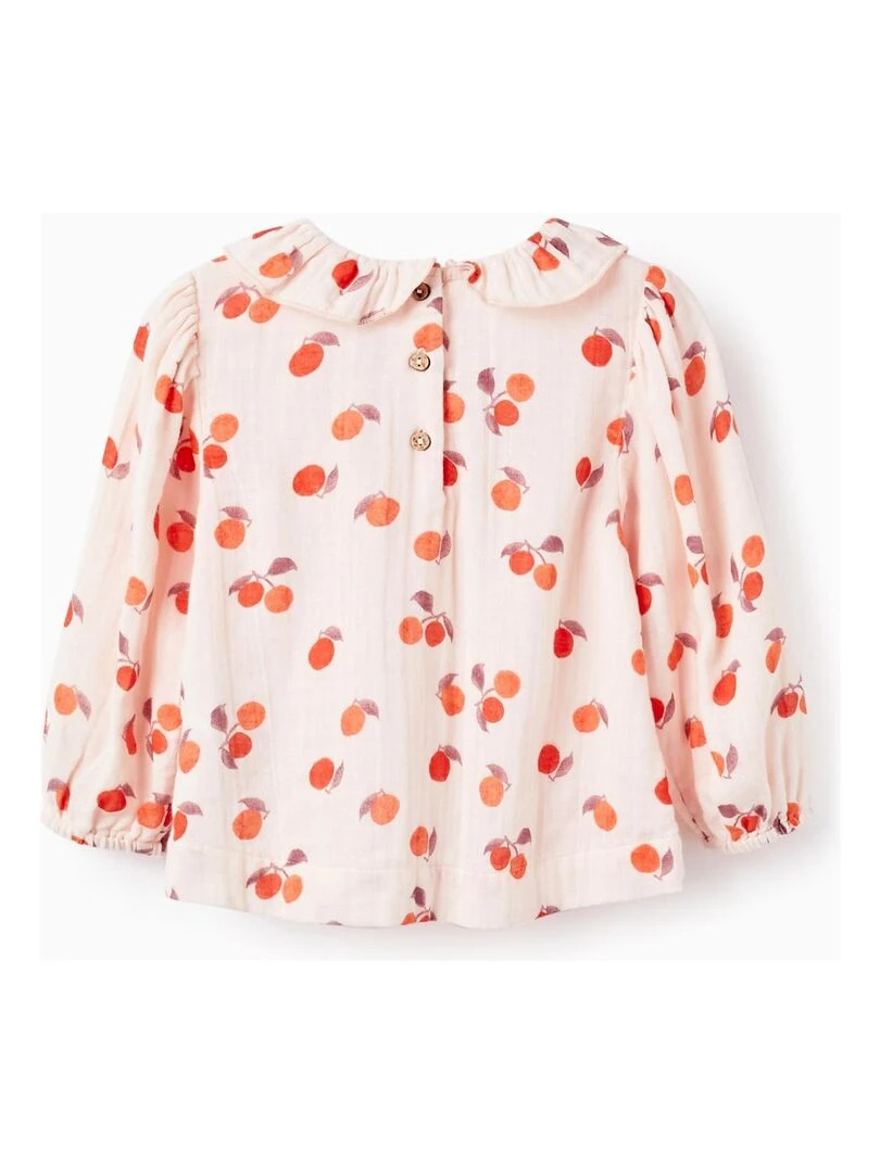 Blouse à manches longues 'Apricots' manches longues SICILIAN DAYS Rose clair