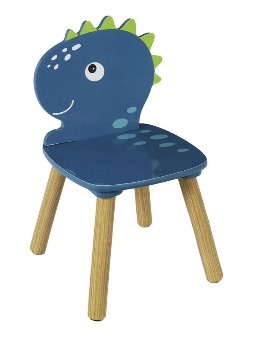 Table et 2 chaises Dino pour enfant Bleu