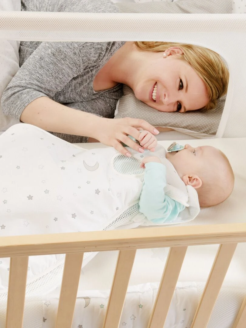 ROBA Lit cododo "safe asleep®"60 x 120 cm + équipement "Sternenzauber" Marron