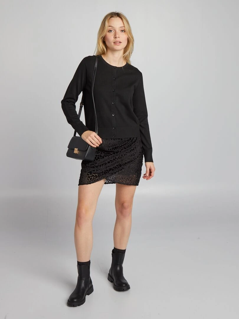 Gilet manches longues noir