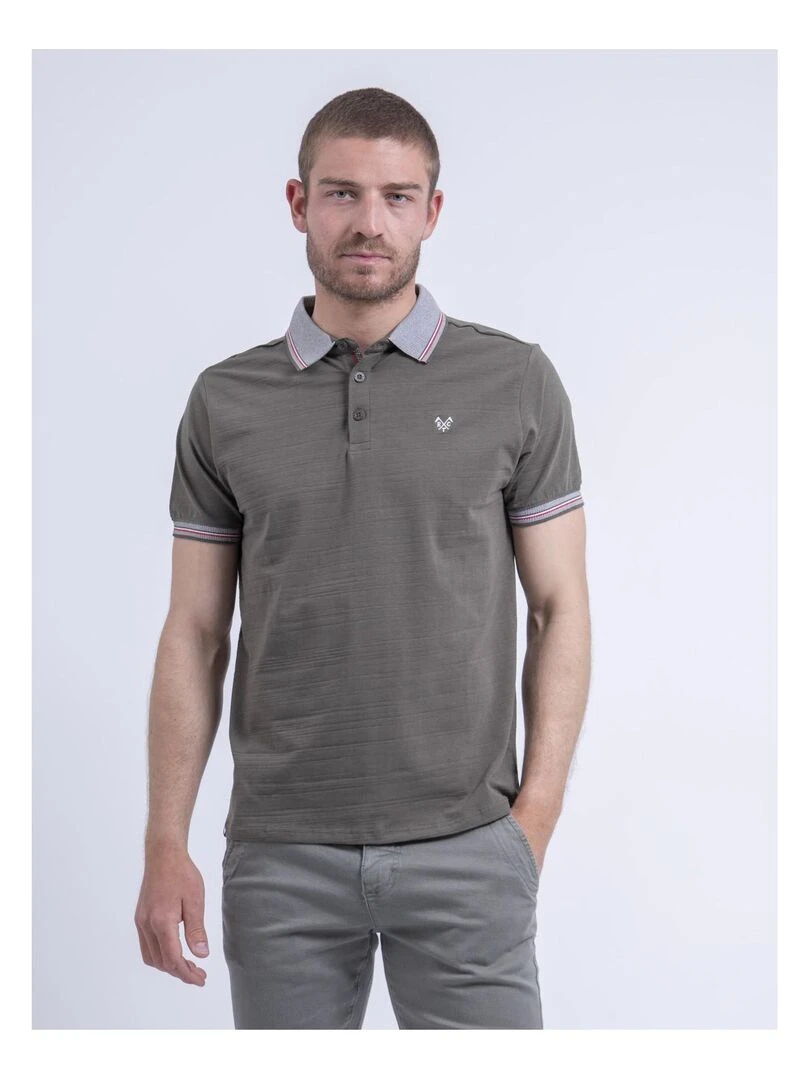 Polo manches courtes PIMALIK Kaki
