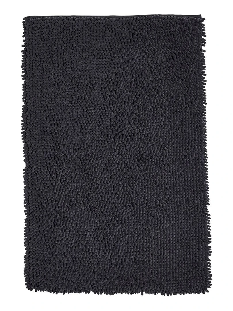Tapis De Bain Mèche Uni 'essential' 'today' gris anthracite