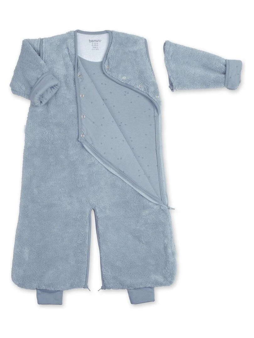 Bemini Nid d'ange BISIDE ouatiné Pady jersey et jersey   Gris foncé