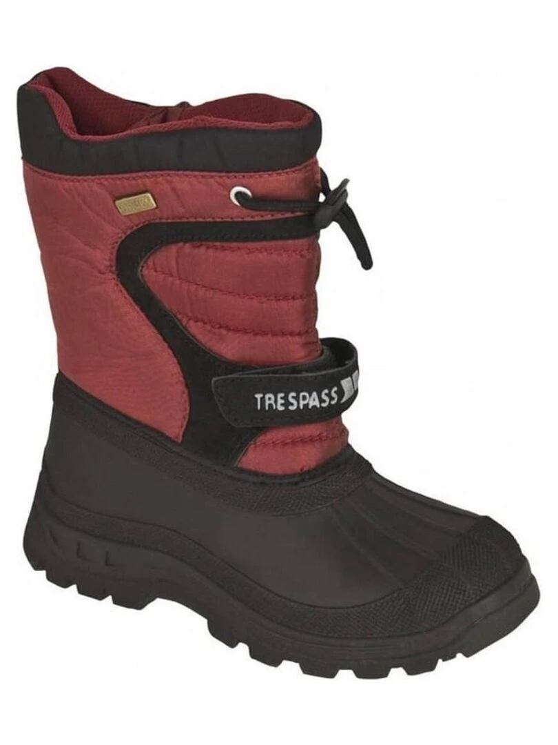 Trespass Kukun   Bottes de neige unisexe   Rouge