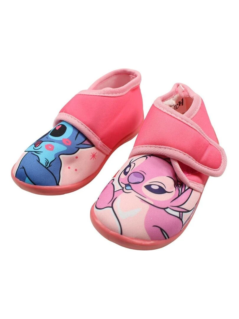 Disney Chaussons fille imprimé Lilo Et Stitch Rose