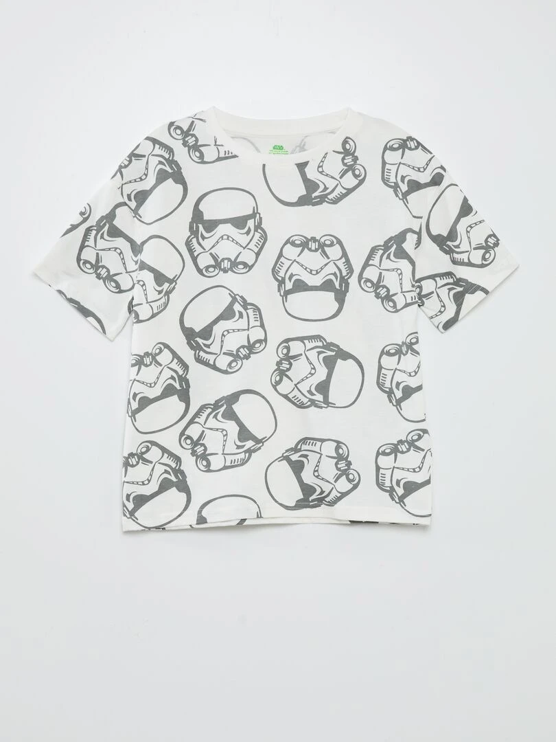 T shirt large 'Star Wars' Beige/gris