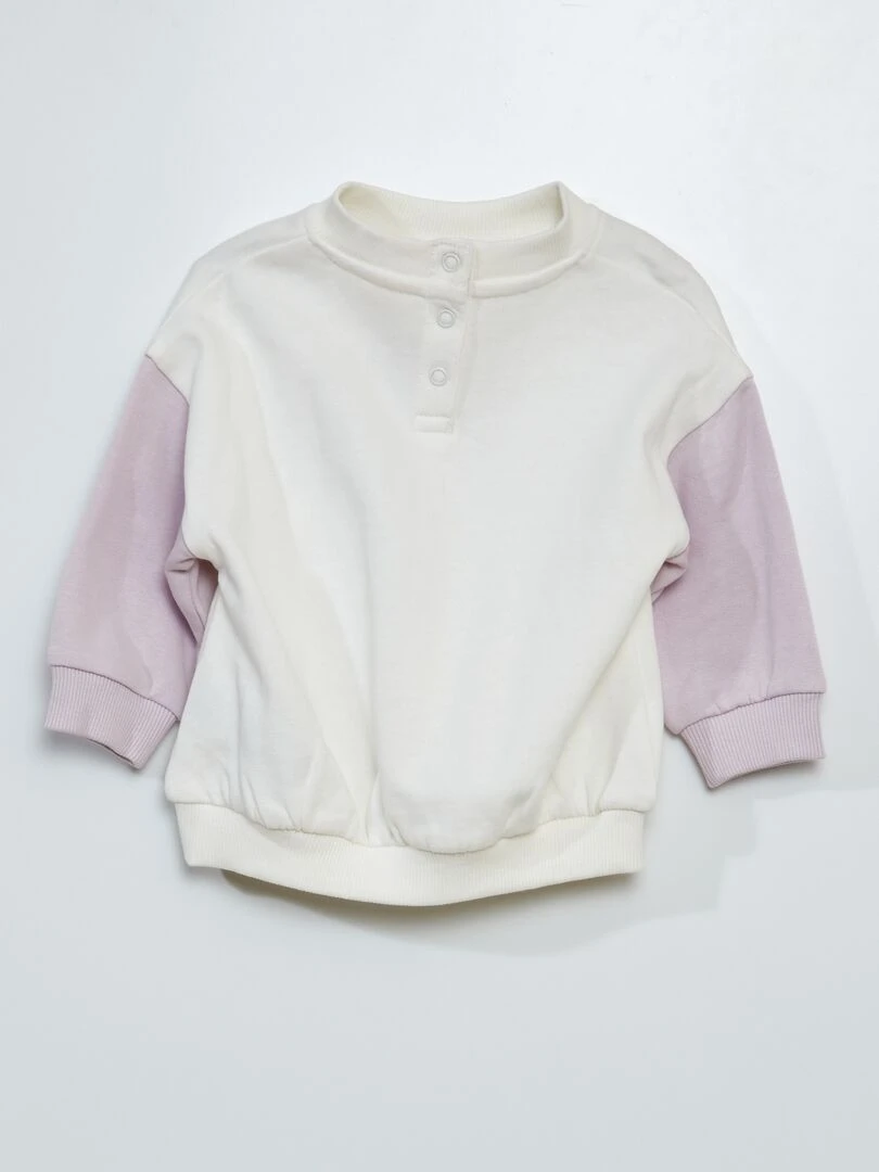 Sweat 'Pat'Patrouille' col rond   blanc