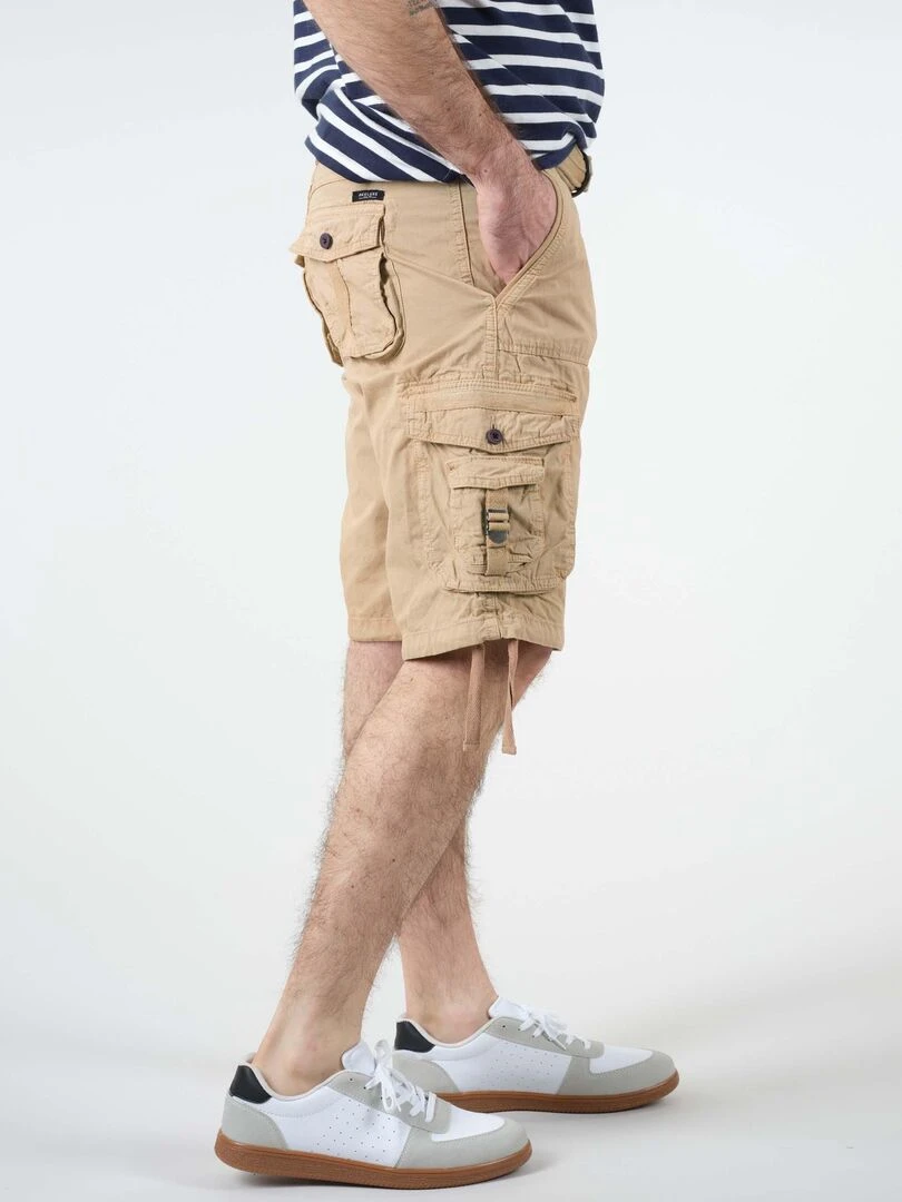 Bermuda casual pour homme 'Deeluxe'   Beige