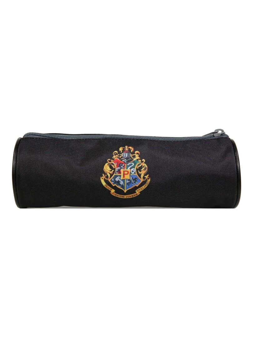 BAGTROTTER Trousse scolaire ronde Harry Potter Noire Maisons   Noir