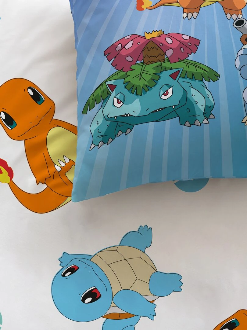 Parure de lit 'Pokémon' 1 personne Bleu