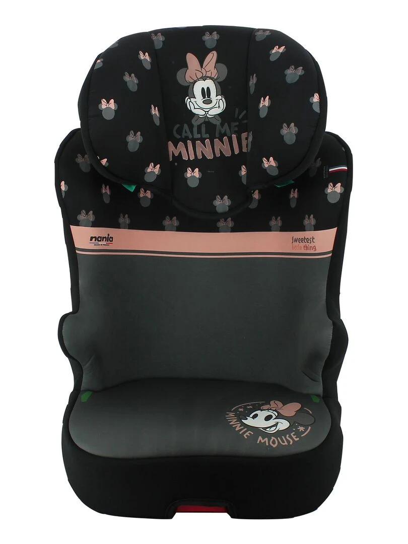 Nania – Siège auto isofix START I FIX 106 140 cm R129 i Size – Fabrication Française Minnie Gris