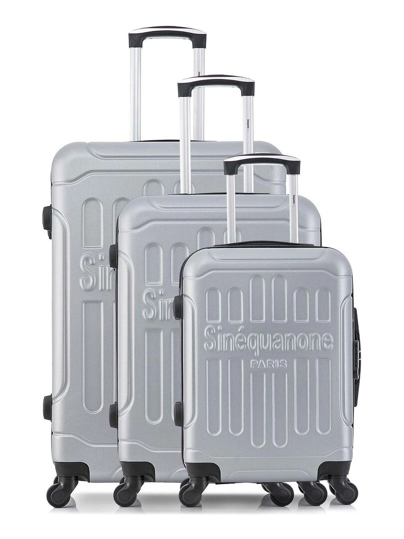 Set de 3 Valises Rigides HEMERA Gris
