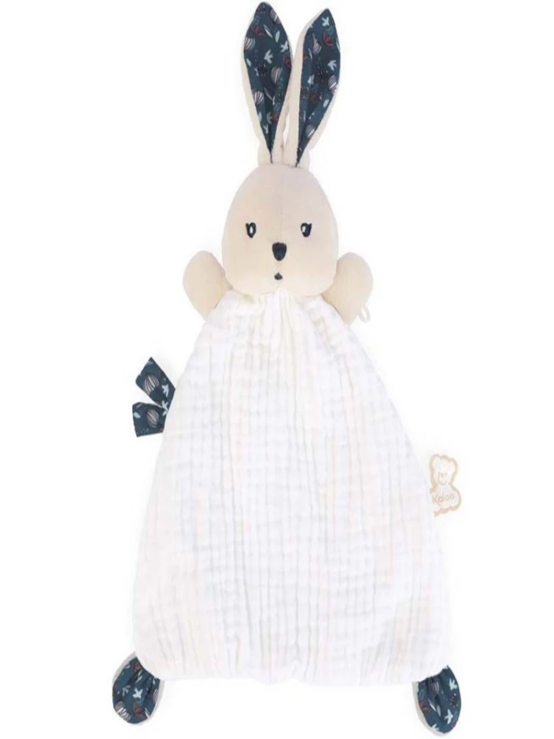 Doudou Plat Lapin Blanc Nature K'doux N/A