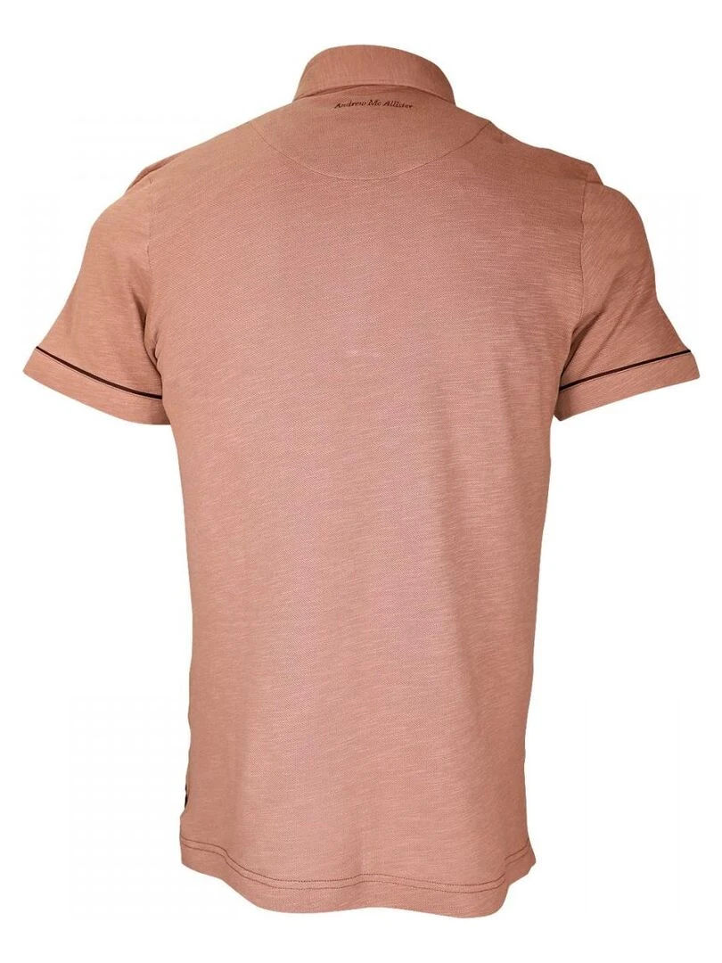 Chemise brodée PLYMOUTH Marron