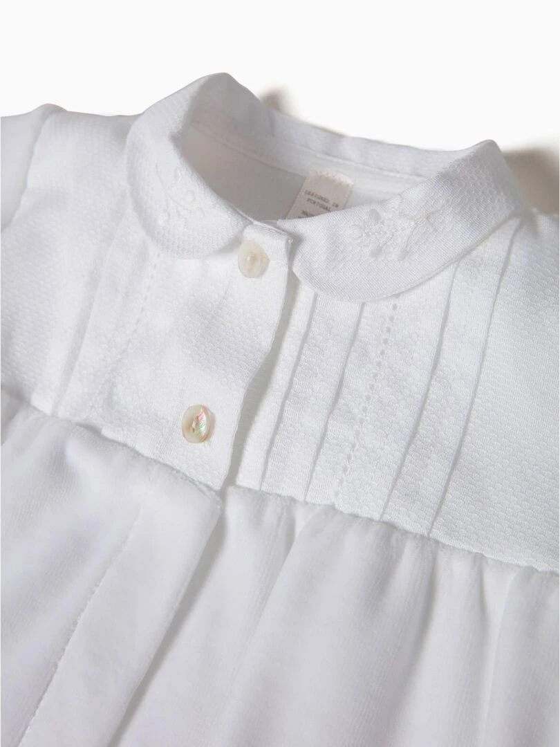 GRENOUILLÈRE BIMATIÈRE VELOURS   ESSENTIALS LINE   Blanc