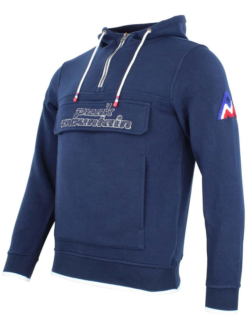 Sweat à capuche homme CEFLOW PEAK MOUNTAIN Bleu marine
