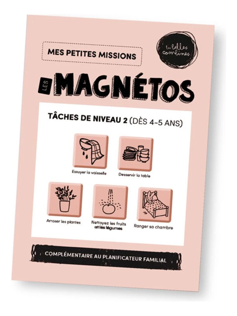 Les Magnétos Mes Petites Missions : Tâches de niveau 2 (4 5 ans) N/A