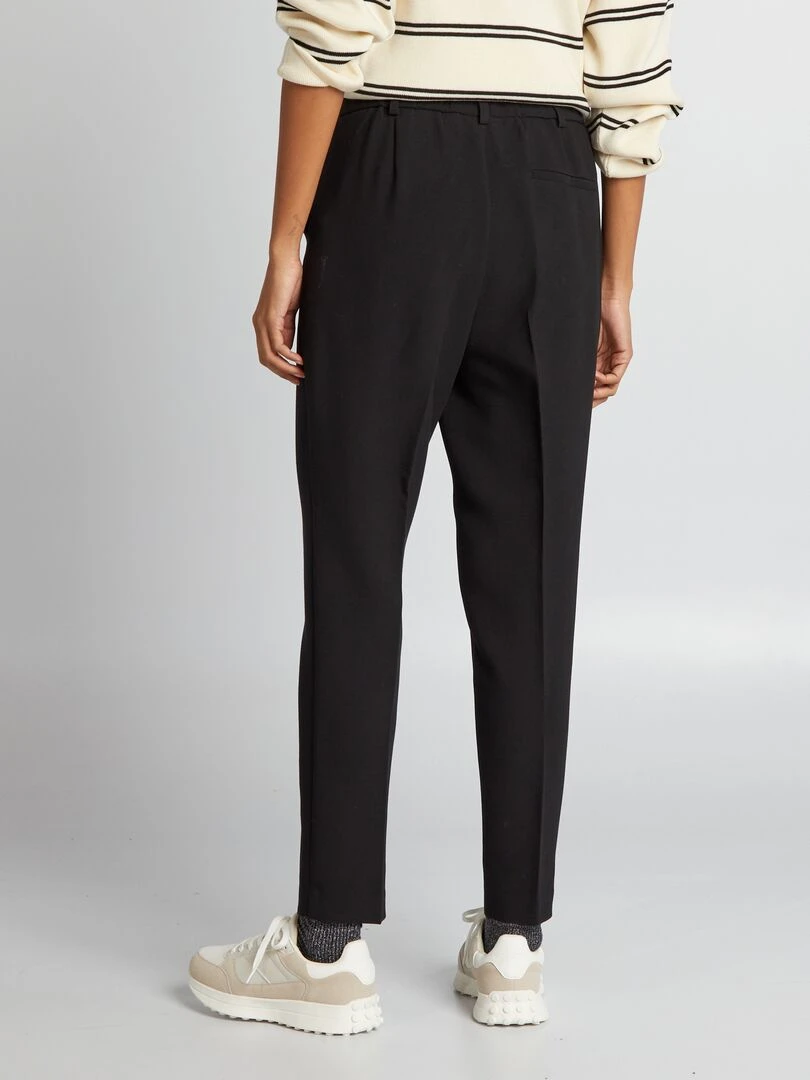 Pantalon cigarette   noir
