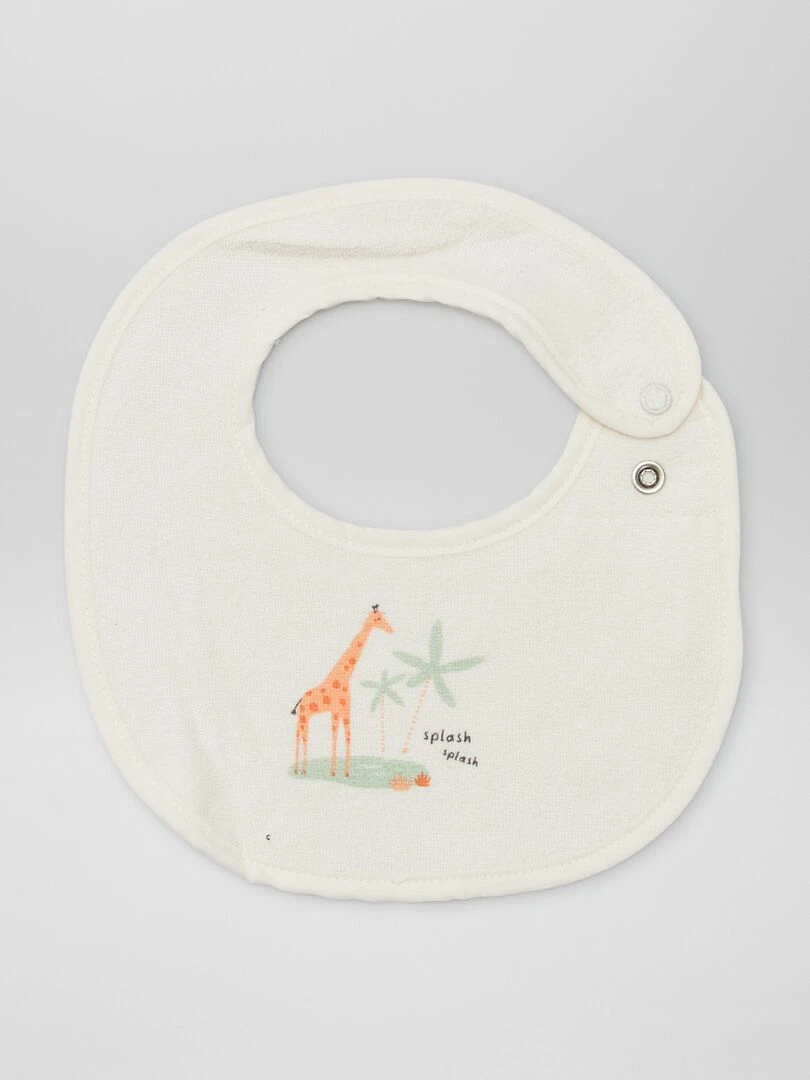 Lot de 3 bavoirs   Rose