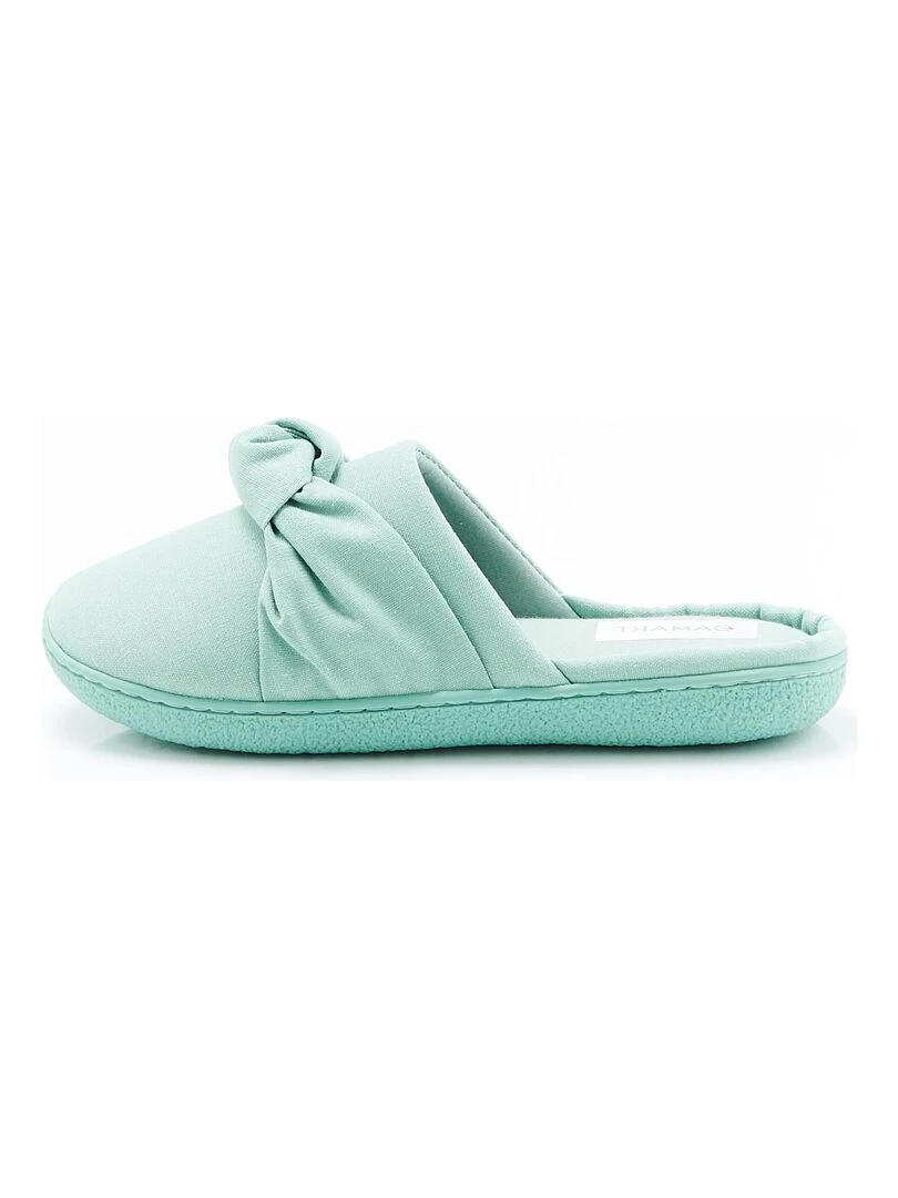 Mules à mémoire de forme Damart Bleu