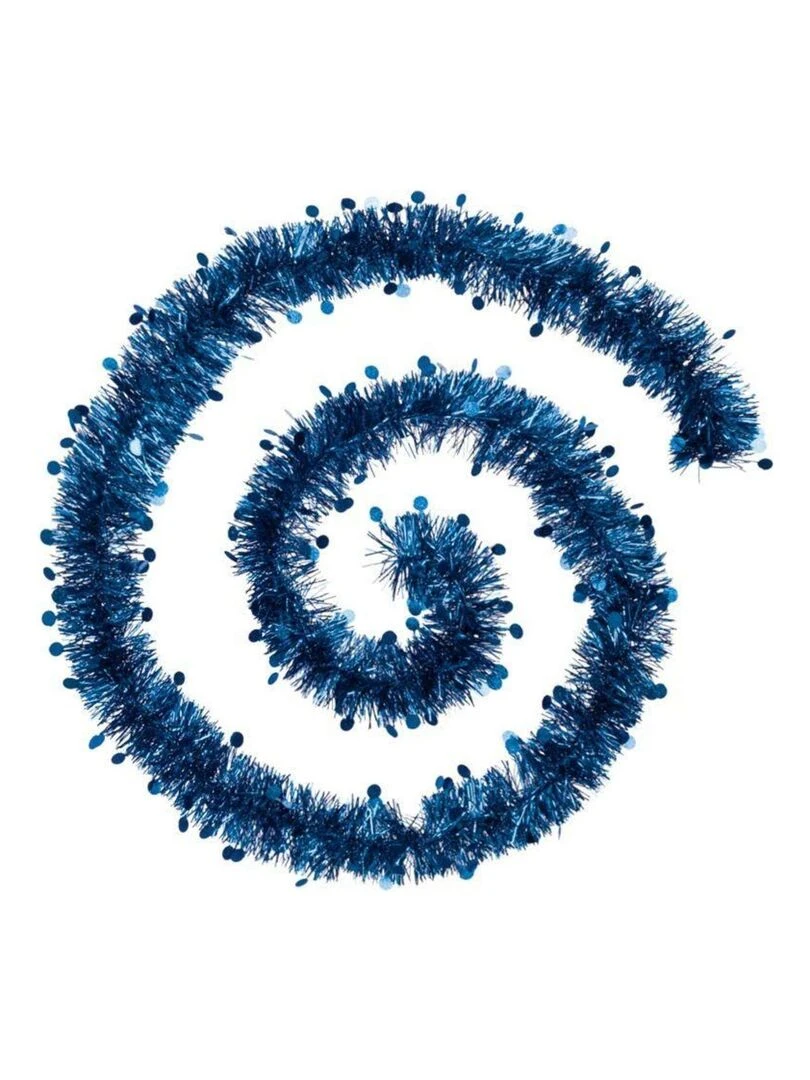 Guirlande de Noel 4 plis Pastilles Bleu nuit