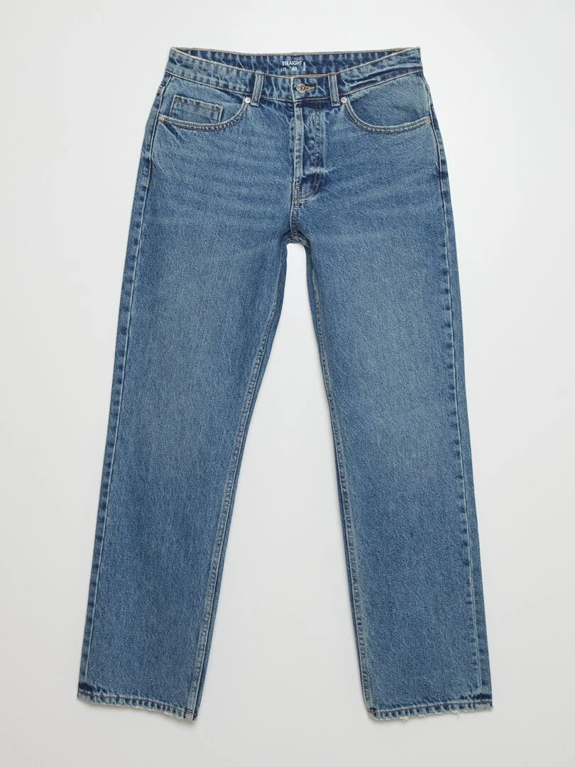 Jean droit Bleu