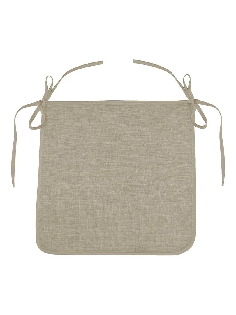 Coussin Galette de chaise Collection Chambray Newtons Beige