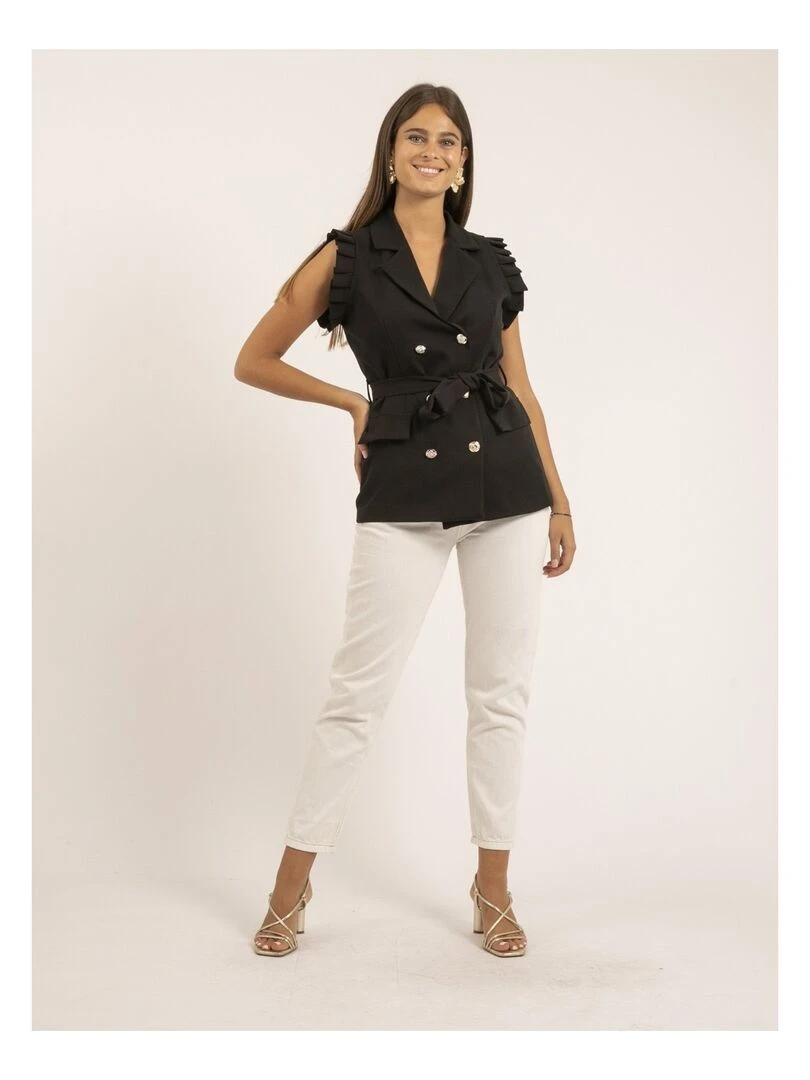 Blazer sans manches UCHENA   Noir