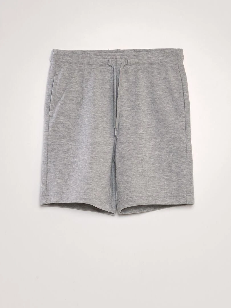 Bermuda en french terry Gris