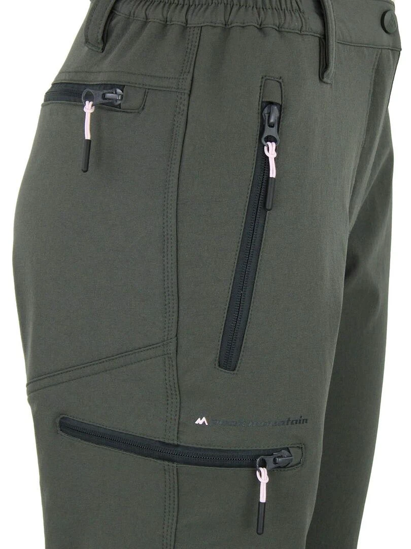 Pantalon de randonnée femme ABOR   PEAK MOUNTAIN   Kaki