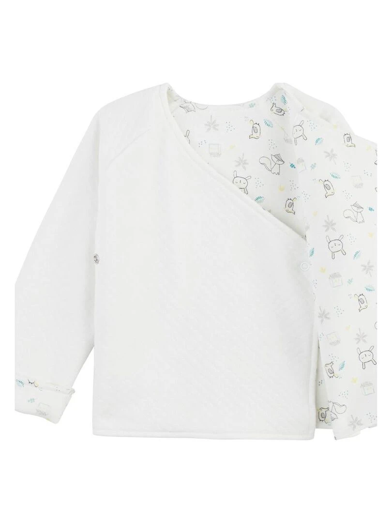 Gilet bébé mixte Tropicland   Ecru