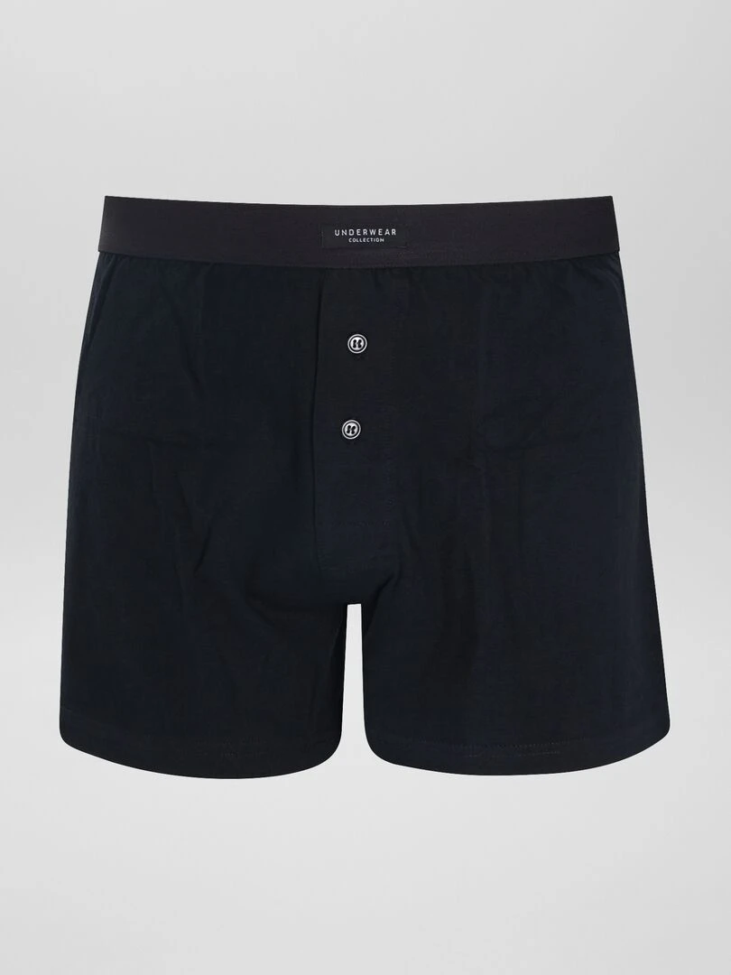 Lot de 3 boxers unis   Gris/noir/blanc