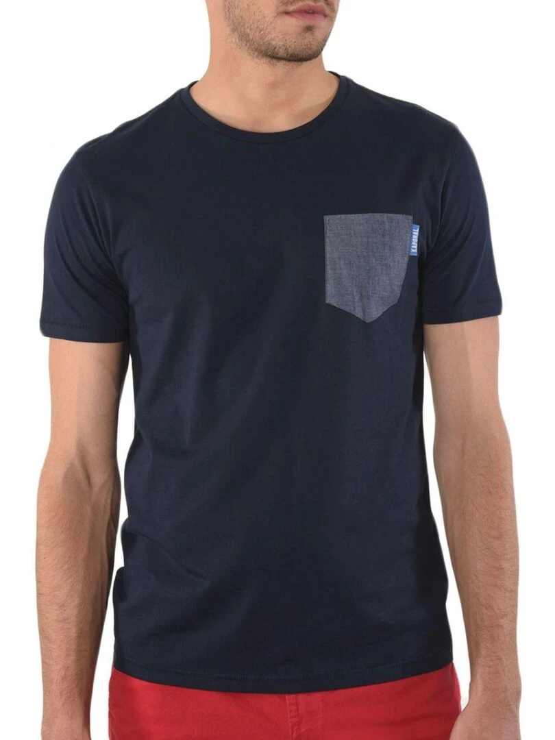 T shirt manches courtes Kaporal Bleu marine