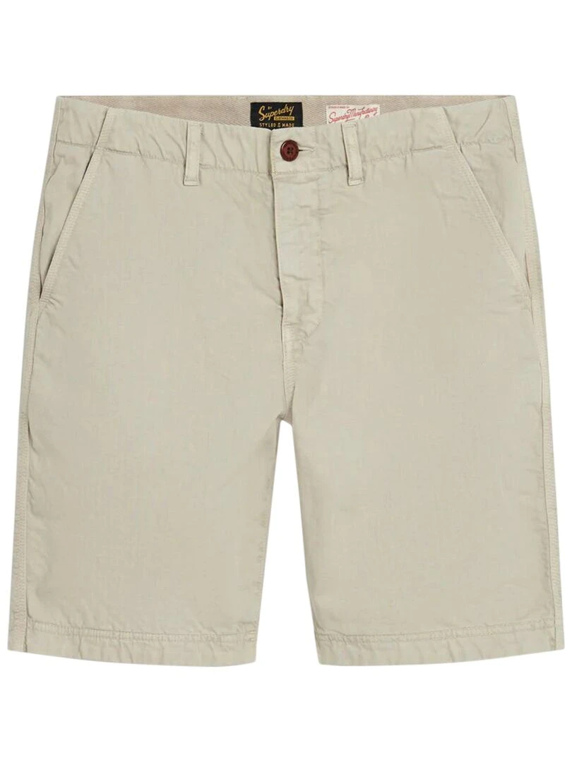 Short Superdry Vintage International Gris